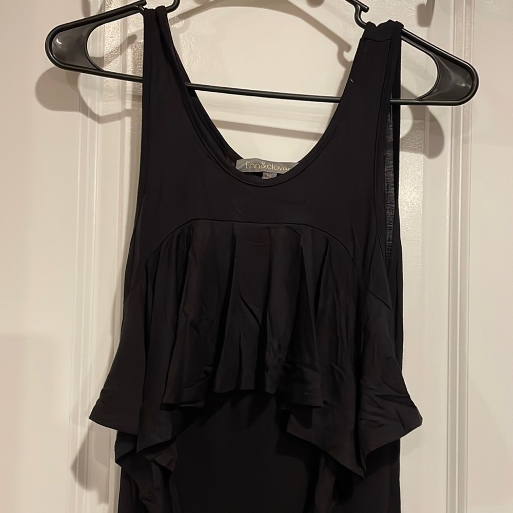 Black Sundress with Tiered Detail